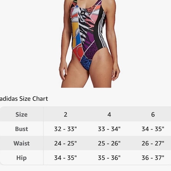 adidas - Women’s Rich Mnisi - One Piece - Scoop Back - Multicolor - Picture 9 of 10